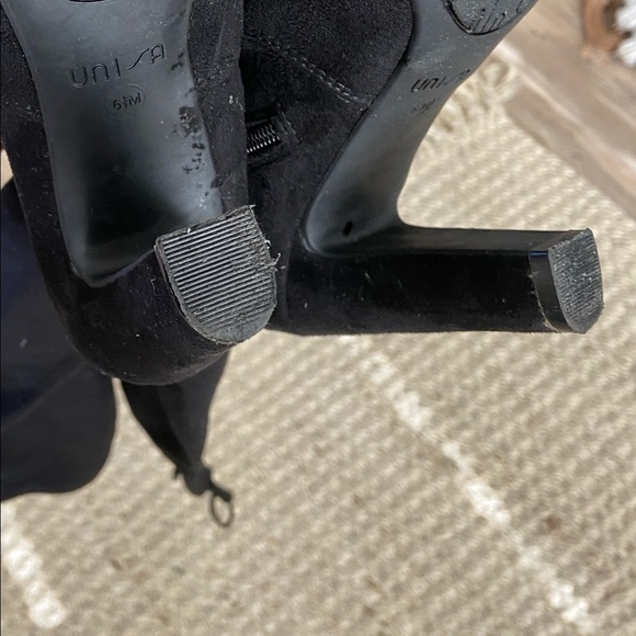Unisa Over The Knee Boots Black Size 6.5 - Picture 7 of 8